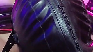 Mistress Eva Latex Hard Domina Femdom Pussy Lick Slave Rubber Mask BDSM Fetish Hot Sexy Big Ass MILF Heels Tits