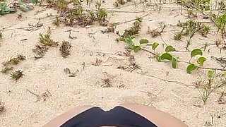 Anal Day at the Beach with Horny Voyers