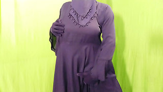 Indian beautiful hijabi muslim couple thirsty for fuck