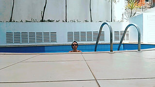 Relaxation by the Pool at Home