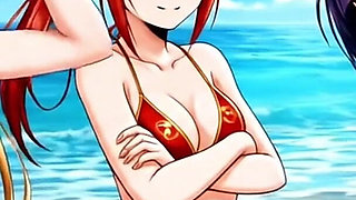 Hot Girlfriends on a Brazilian Beach