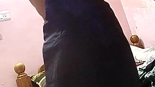 Hot Sexy Housewife Changing Dress Wearing Saree Ready to Fuck