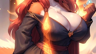 hot furry girls with big boobs relax video (Ai models)