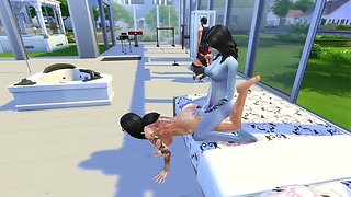 Trans Alien Fucks A Girl Sims Cartoon 3D Porn