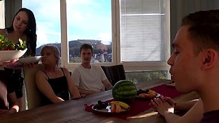 Messy Bi Lunch Part One At Lets Go Bi