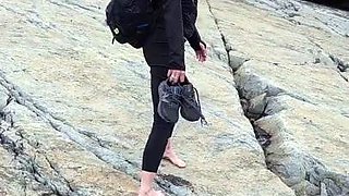 Lezlyan aka la_little_dancer_feet OnlyFans - On my hike