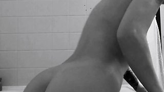 Small titted brunette amateur anal nailed at home