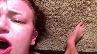 British brunette young amateur blowjob
