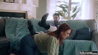 Guy finds submissive wife and her ebony bff in fetish gear