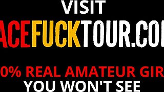 Perfect Tits Tattooed Amateur Latina Redhead Rough Throat Fucked!