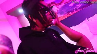 Thick Ebony MILF Imani Seduction Gets Nasty with Slim Poke - Blowjob & Creampie