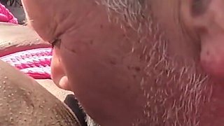 Big Tits Black MILF Gets Her Pussy Eaten by White Tourist at Holiday Complex Pool