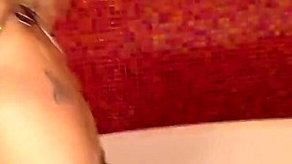 Blonde Slut Barbie Sins Fucked in Bathtub Rough Sex with MILF