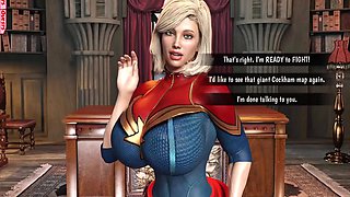 Hot Girl With Big Tits Rough Fuck With Alien Monster Cockham Superheroes 23