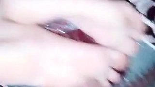 Arab Girl's Hot Milk and Feet Webcam Show