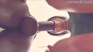 Diana Episode 1, 2: BBC Hardcore Sex with School Nurse - Creampie Pussy 3D Hentai Porn