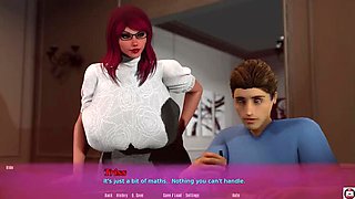 Step Mom & Teacher Fuck - Summer Sex with Big Tits MILF - Joy Stick Cinema