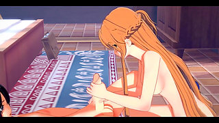 Sao Art Online Hentai - Asuna Hardsex to Kirito - Japanese Asian Manga Anime Film Game Porn