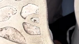 Amateur Foot Fetish Girlfriend Sucks and gives a Footjob