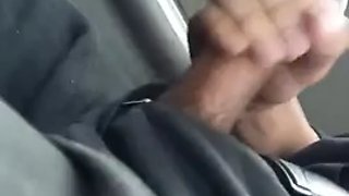 Cum in a taxi