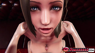 3D Hentai Featuring Jill Valentine with Big Tits - Exciting Handjob, Titfuck Pleasures, and Thrilling Bondage Blowjob Cumshot