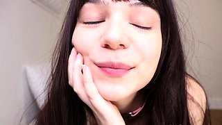Beautiful brunette with big boobs jerk off instrucions