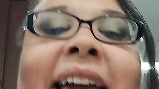 Flashing My Tits at the Library!
