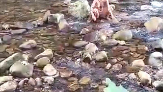 My Friend Also Recorded Me a Little Clip Playing Around in the River