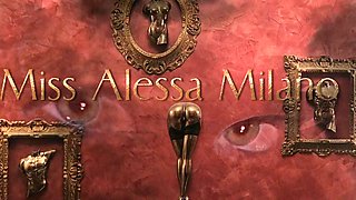 Miss Alessa Milano Hung up! Whipped Through! Left Hanging!