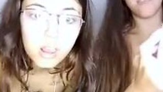 Slutty sisters shown on live cam