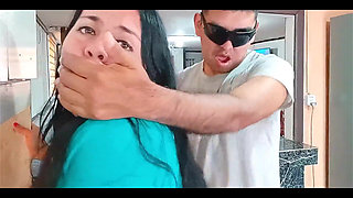 Fucking My Stepmom's Delicious Pussy in the Kitchen.