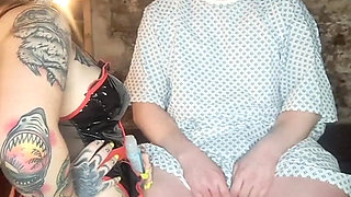 Evil Asylum Nurse Teaches Naughty Patient a Lesson