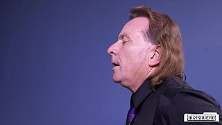 Big George's Ebony Allure Ignites Passion in German Office