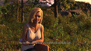 Fates Determination: Hot Blonde Girl, POV Blowjob in the Woods - Episode 1