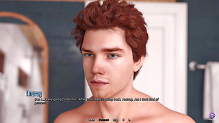 Horny Stepbro Accidently Walks Into His Busty Step Sister in the Shower - 3D Hentai Animated Porn - Life in Santa County