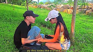 Forest Walk to Hotel Threesome: POV with the MILF Doctor