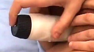 Beautiful Masked MILF Wife Masturbates Her Pussy with Dildo Alone