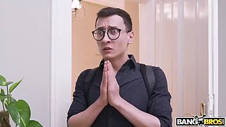 BANGBROS - Teen Step Sister Sybil Tied Up And Fucked Hard By Charlie Dean