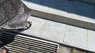 Sexy Step Mommy Fucked Doggy Style in Park - Public Outdoor Sex Party