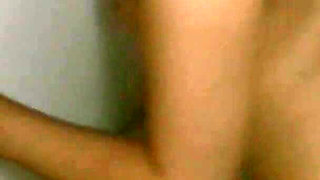 Small boobs nice round ass slut sucking fucking penis in glory hole
