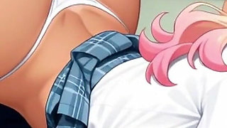 Mega-fucker Awakens: Future Slut Kira Gags on 30cm Virgin Cock in Ai Anime Hentai