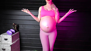 Pregnant Sport Coach and Labors on the Last Weeks