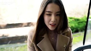 Extreme amateur pov blowjob with brunette babe