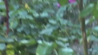 Eating her pussy at the pool