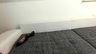 Amateur Webcam Cute Teen Plays Solo