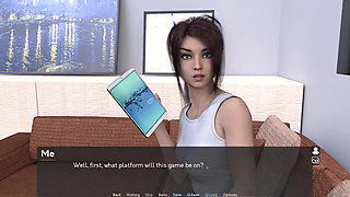 Pantyhoes: secretary and a web cam girl ep 2