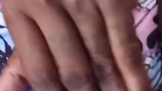 Rubbing My Clit Threw My Shorts Sucking My Nipples Fingering My Black Pussy