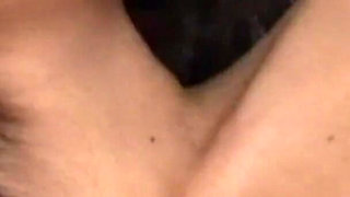 Big boobed Asian vibrates her pussy