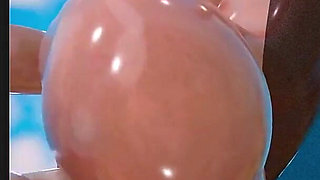 Fat Ass Fortnite Slut Getting Her Tight Oiled up Pussy Fucked