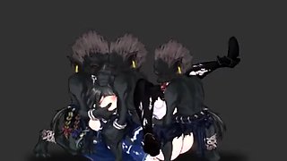 Aradia gangbanged by Goblins test animation version [D-lis]